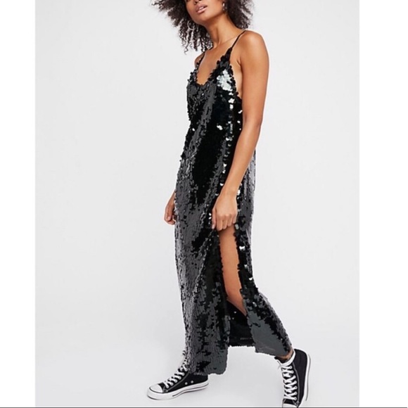 Free People Dresses & Skirts - Free People Paillette sequin mini party dress